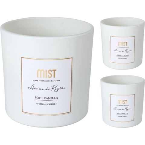 CANDELA IN VETRO 10CM 2ASS